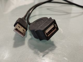Cable USB macho a USBhembra
