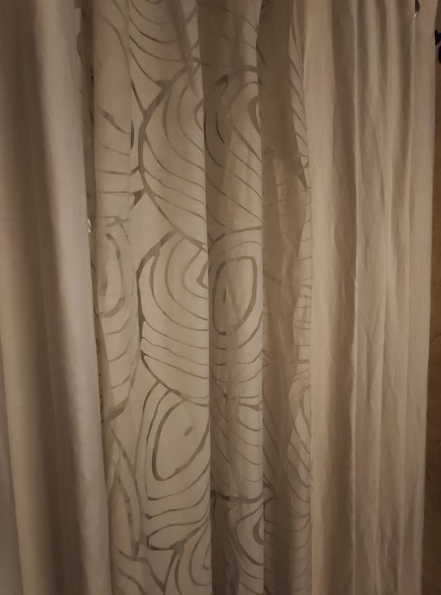 Barra y cortina / visillo 1 paño