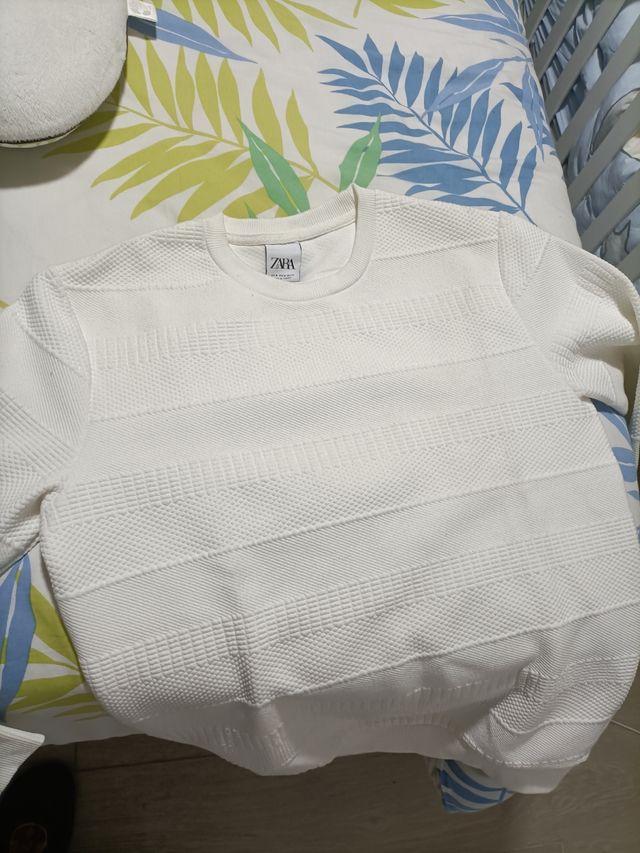Jersey blanco de Zara