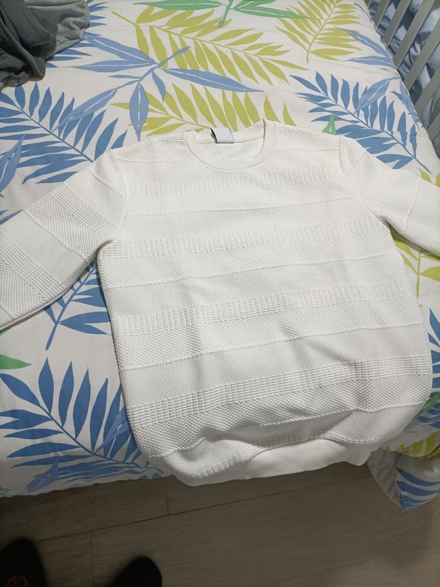 Jersey blanco de Zara