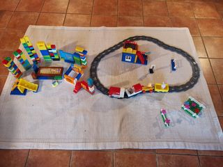 LEGOestacion de tren imaginarium +parque infantil 