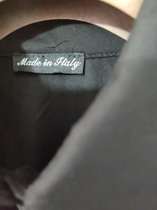 Camicione nuovo nero loungette Made in Italy