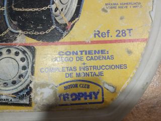cadenas de nieve antiderrapantes. Ref. 28T