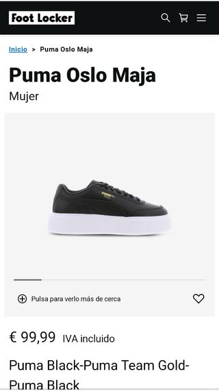 BAMBAS PUMA OSLO de segunda mano por 75 EUR en Sant Andreu de la Barca en  WALLAPOP