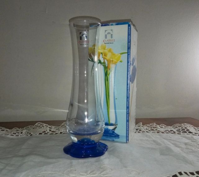 Vaso portafiori in vetro sonoro