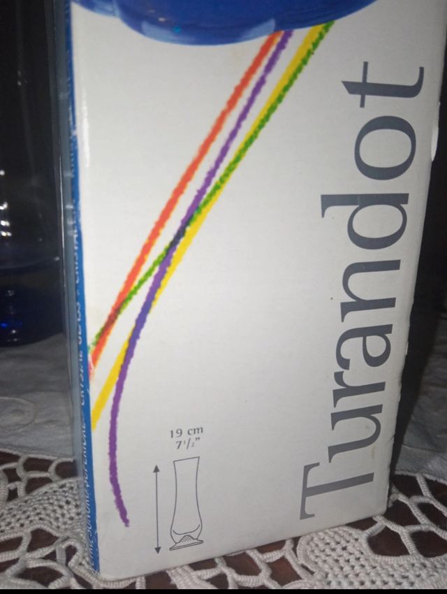 Vaso portafiori in vetro sonoro