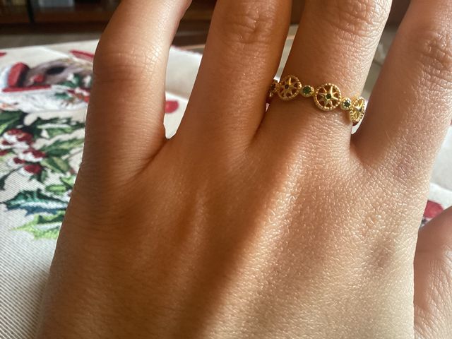 Anello Argento 925 placcato oro