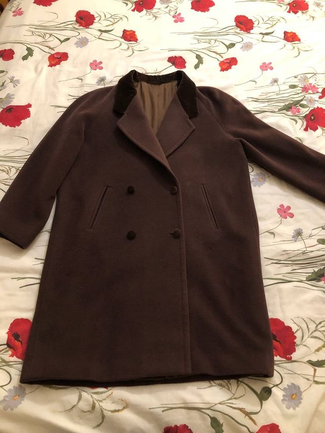 Cappotto marrone pesante Made in italy