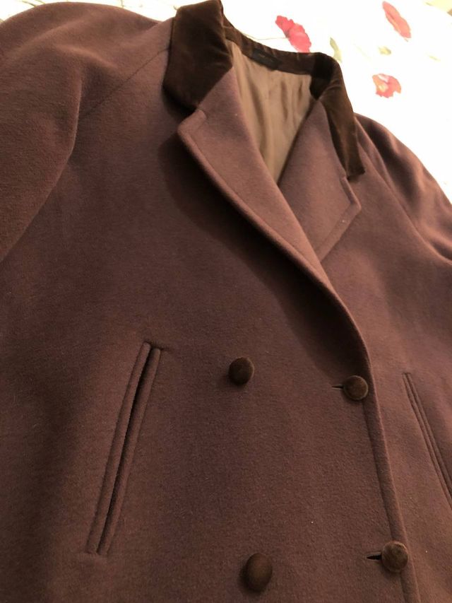 Cappotto marrone pesante Made in italy