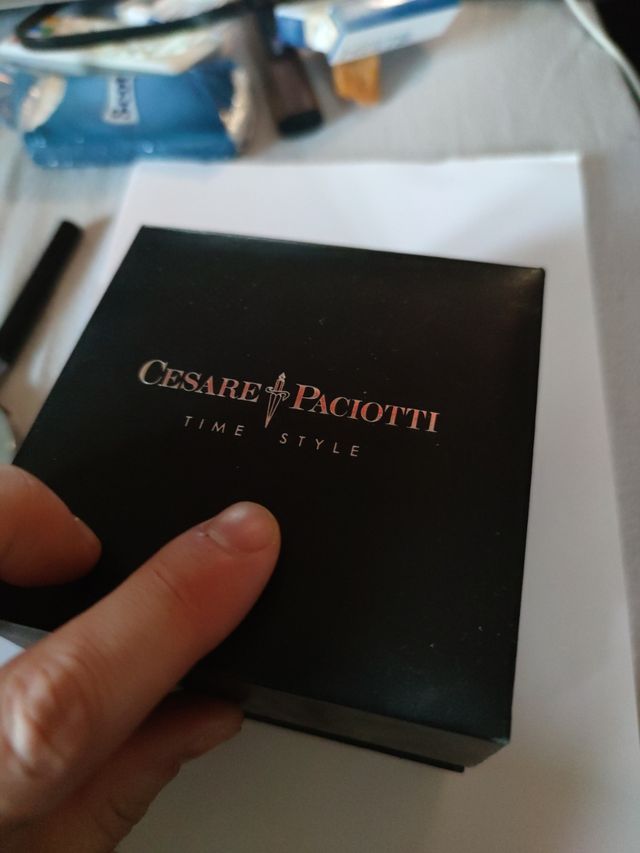 Cesare Paciotti time style brillantini orologio