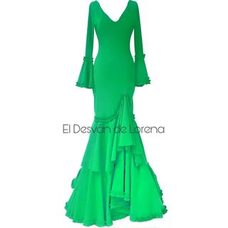 Flamenca con Carruchas licra El Desván de Lorena