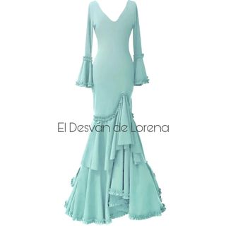 Flamenca con Carruchas licra El Desván de Lorena