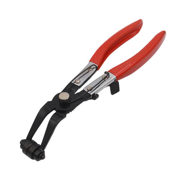 Alicates para abrazaderas elásticas acodada