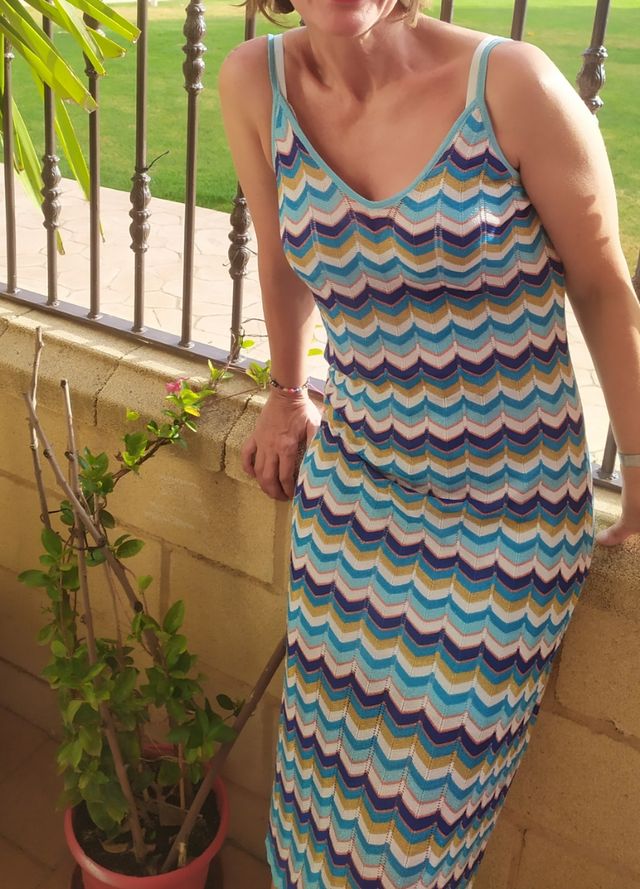 vestido kamome S-M. usado sólo una vez