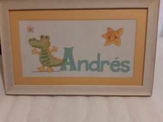CUADRO PUNTO CRUZ INFANTIL