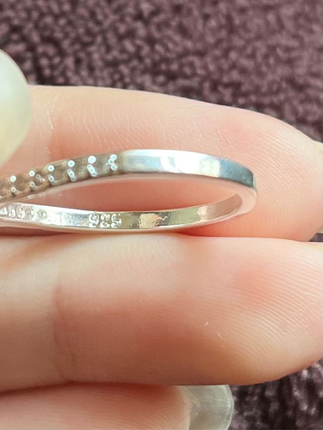 Anillo de plata 925 y circonita