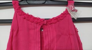 vestido de fiesta rosa largo
