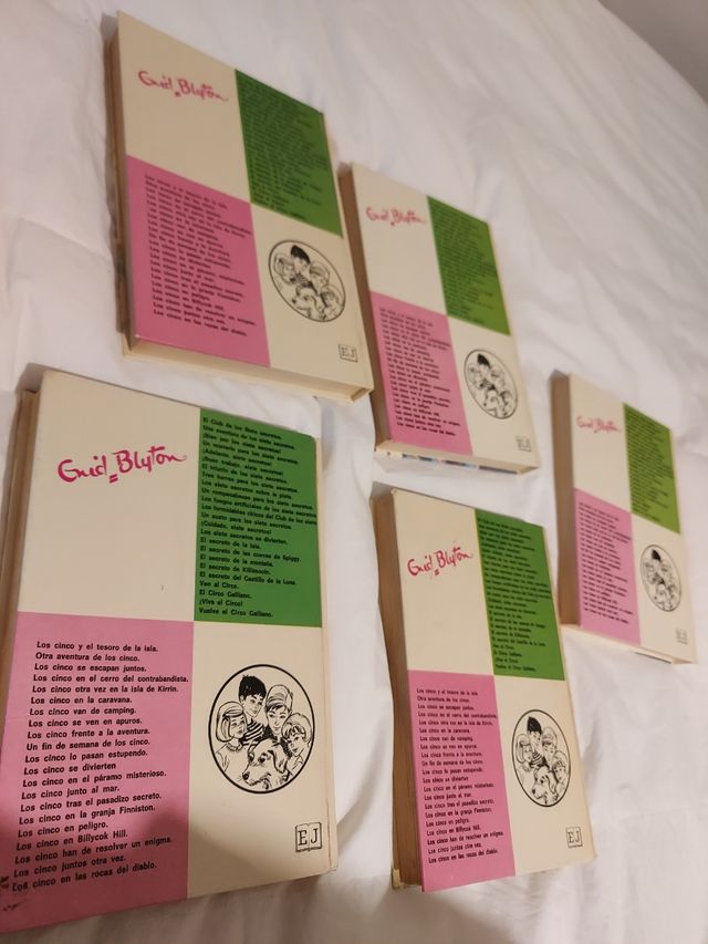 Lote original libros Los cinco