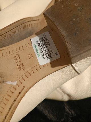 botas altas piel 39