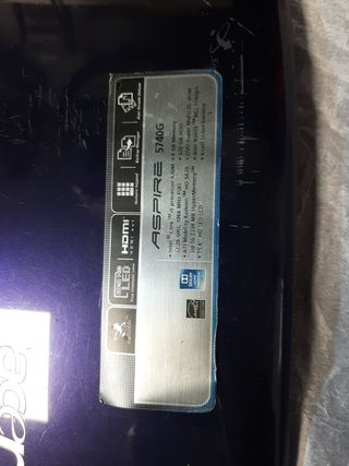 panel lcd portátil Acer aspire 5740G/5740