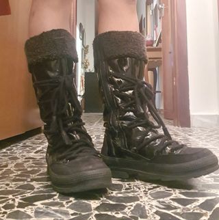 Stivaletti Nero Lucido Ovs 36