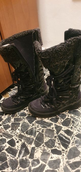 Stivaletti Nero Lucido Ovs 36