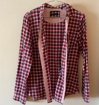 Camisa cuadros Massimo Dutti 