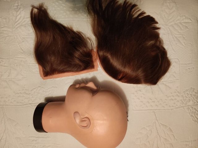 Maniqui de cabeza con soporte