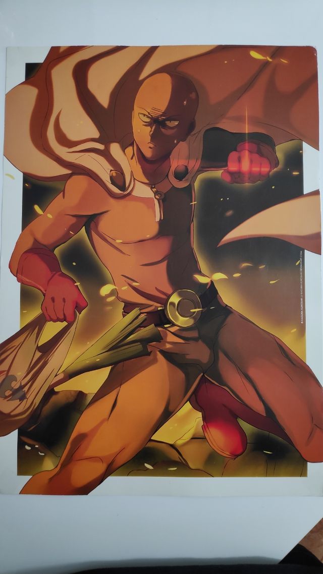 🔴Poster anime Saitama one punch man🔴