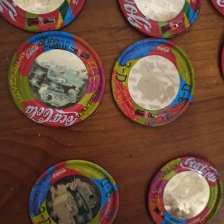 chapas metálicas 3D cocacola