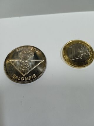 Moneda de plata del Real Betis de Oliveira