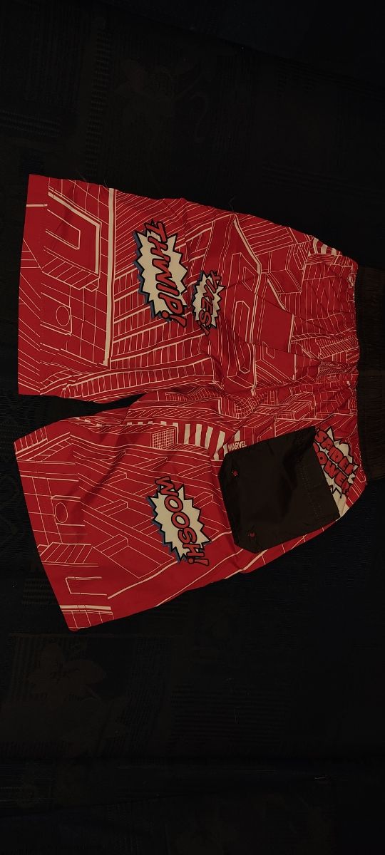 Costume pantaloncino spiderman rosso