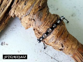 braccialetto con quarzo ialino