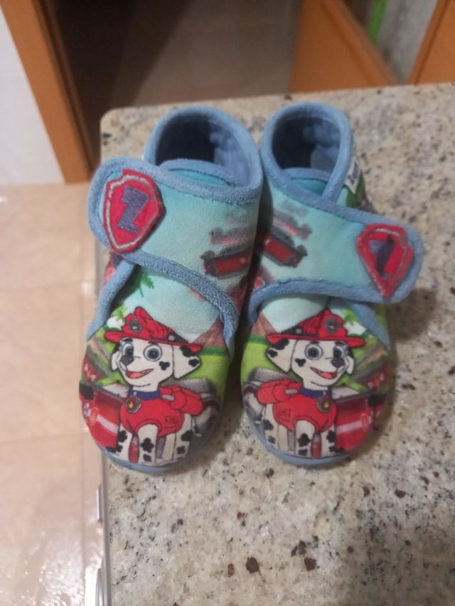 2 pares zapatillas casa 26 patrulla canina velcro
