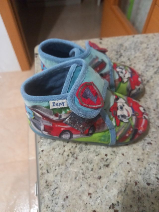 2 pares zapatillas casa 26 patrulla canina velcro
