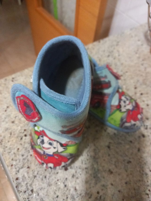 2 pares zapatillas casa 26 patrulla canina velcro