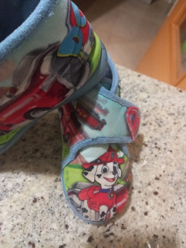 2 pares zapatillas casa 26 patrulla canina velcro