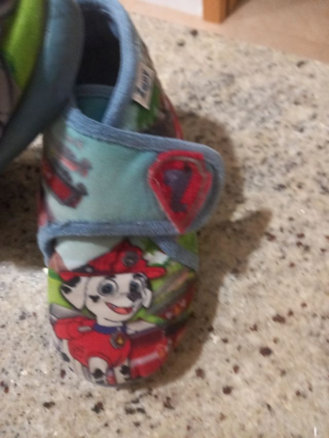 2 pares zapatillas casa 26 patrulla canina velcro