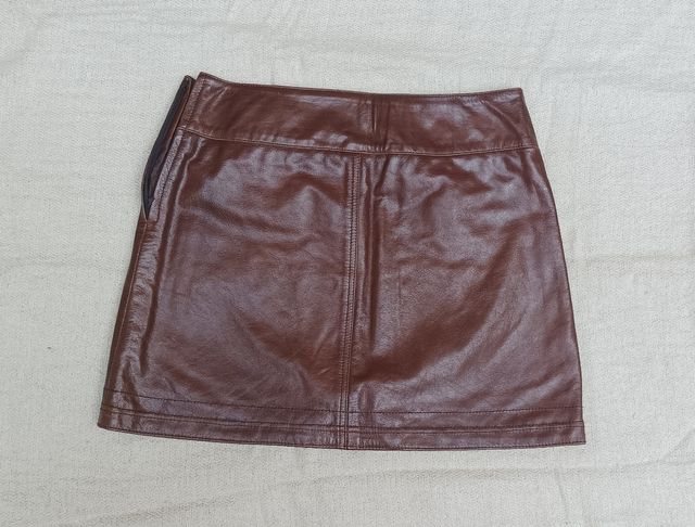 Falda vintage piel 40 Oakwood
