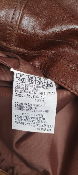 Falda vintage piel 40 Oakwood 