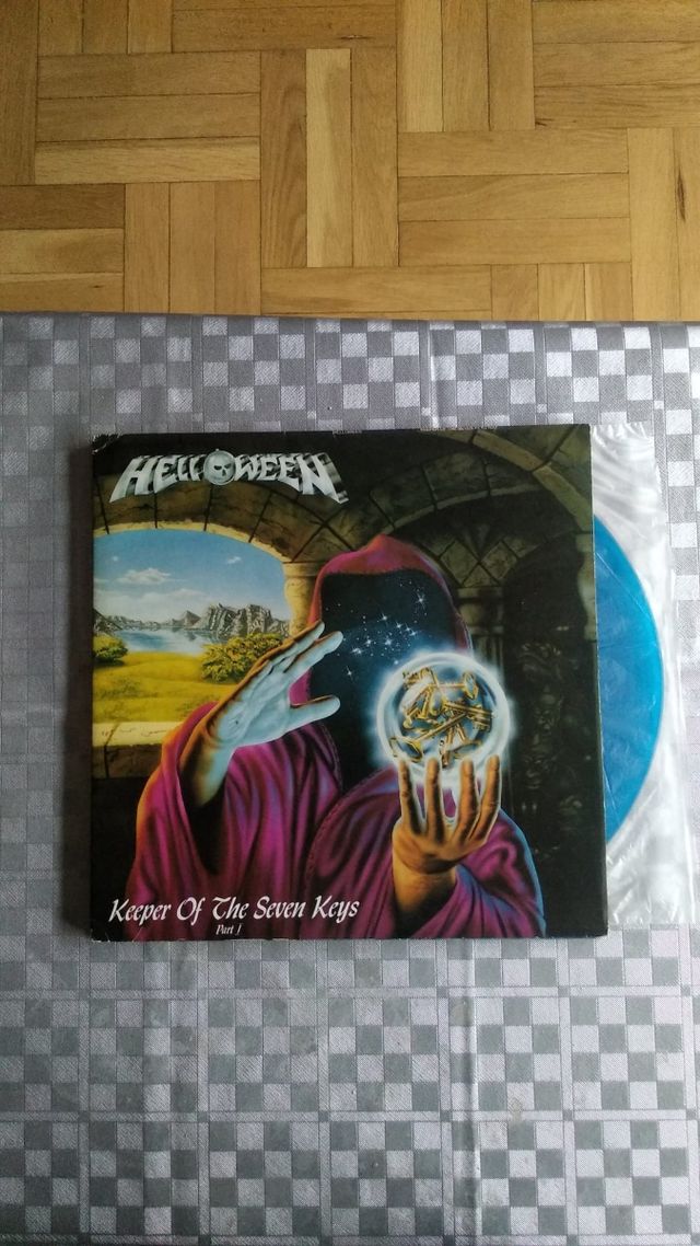 HELLOWEEN DISCO VINILO AZUL