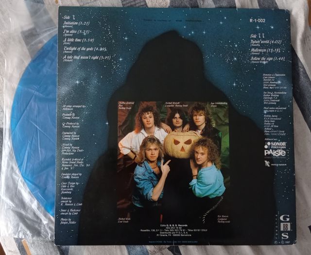 HELLOWEEN DISCO VINILO AZUL