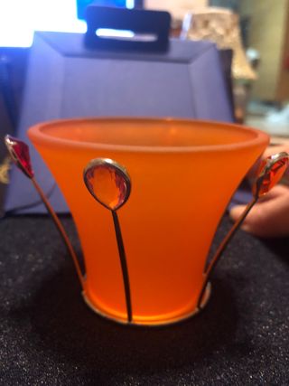 Portacandele Swarovski nuovo in confezione origina