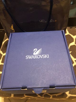 Portacandele Swarovski nuovo in confezione origina