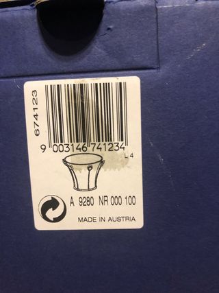 Portacandele Swarovski nuovo in confezione origina