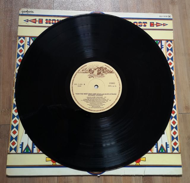 Disco vinilo Richard Digance How the west was lost