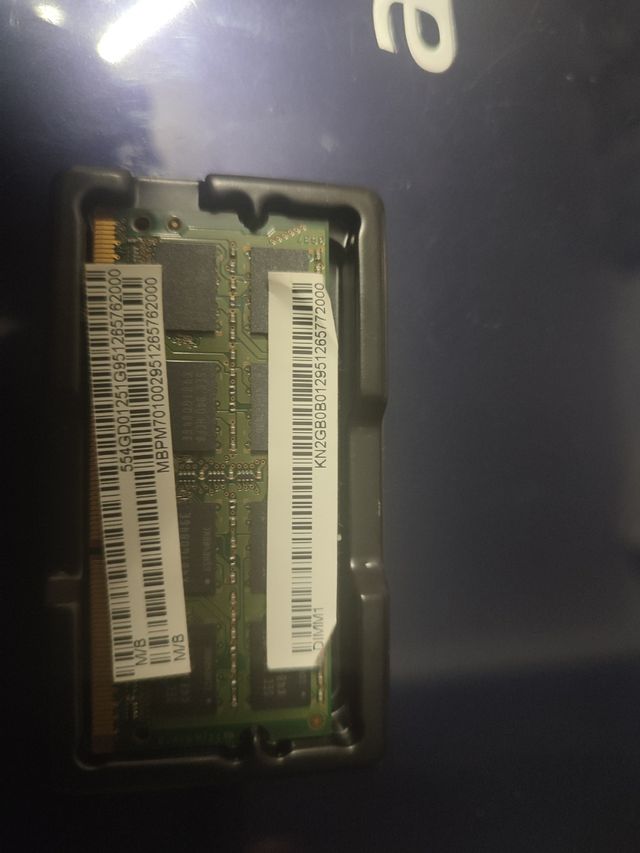 memoria RAM portátil 2gb