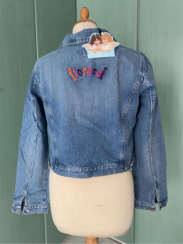 Giubbotto in jeans tg 16 anni bambina Fiorucci 