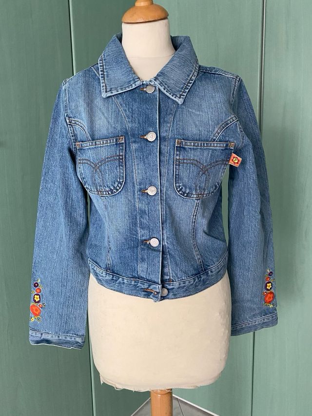 Giubbotto in jeans tg 16 anni bambina Fiorucci 
