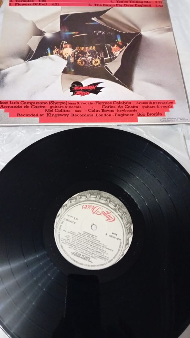 BARÓN ROJO VOLUMEN BRUTAL DISCO VINILO